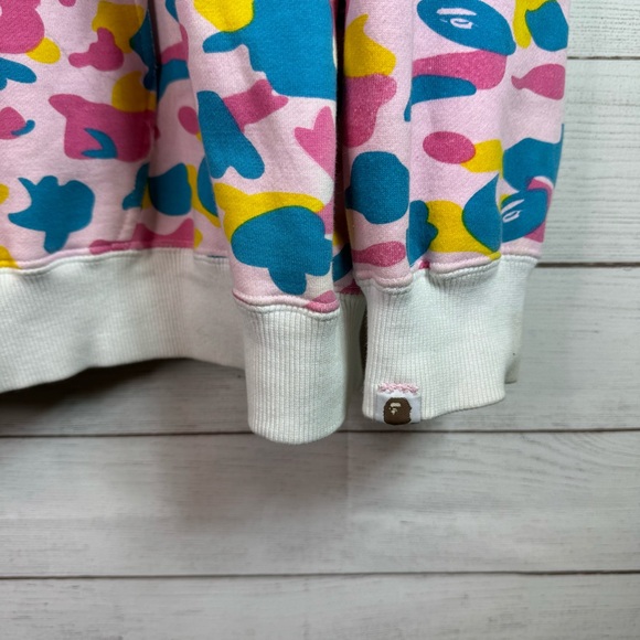 Vintage 2000’s BAPE cotton candy full zip baggy hoodie y2k size 3xl - Picture 2 of 9